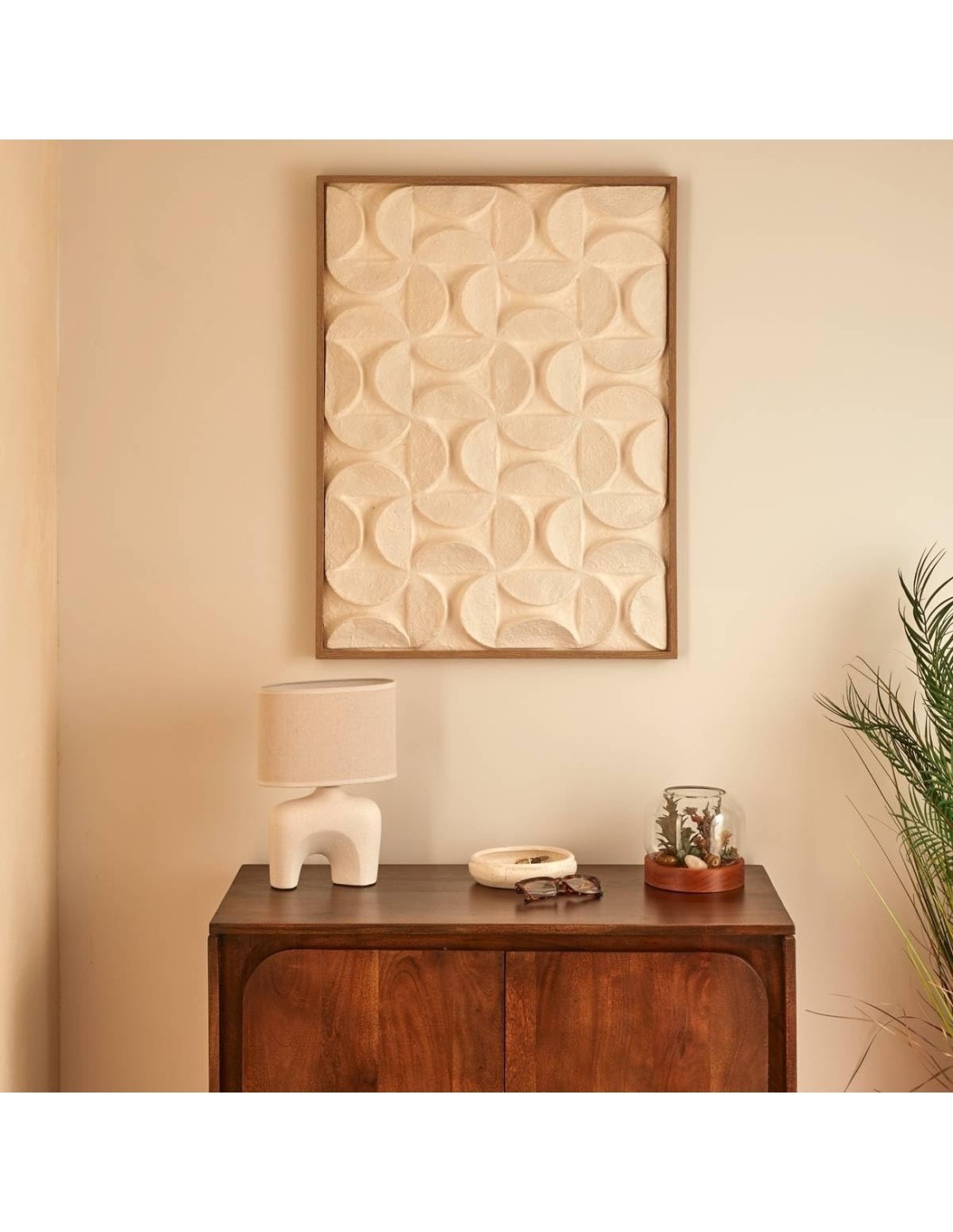 Atmosphera Tela 3D Kailani Bianco 60x80 cm