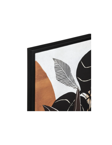 Atmosphera Tela con Cornice Plante in Legno 58x78 cm