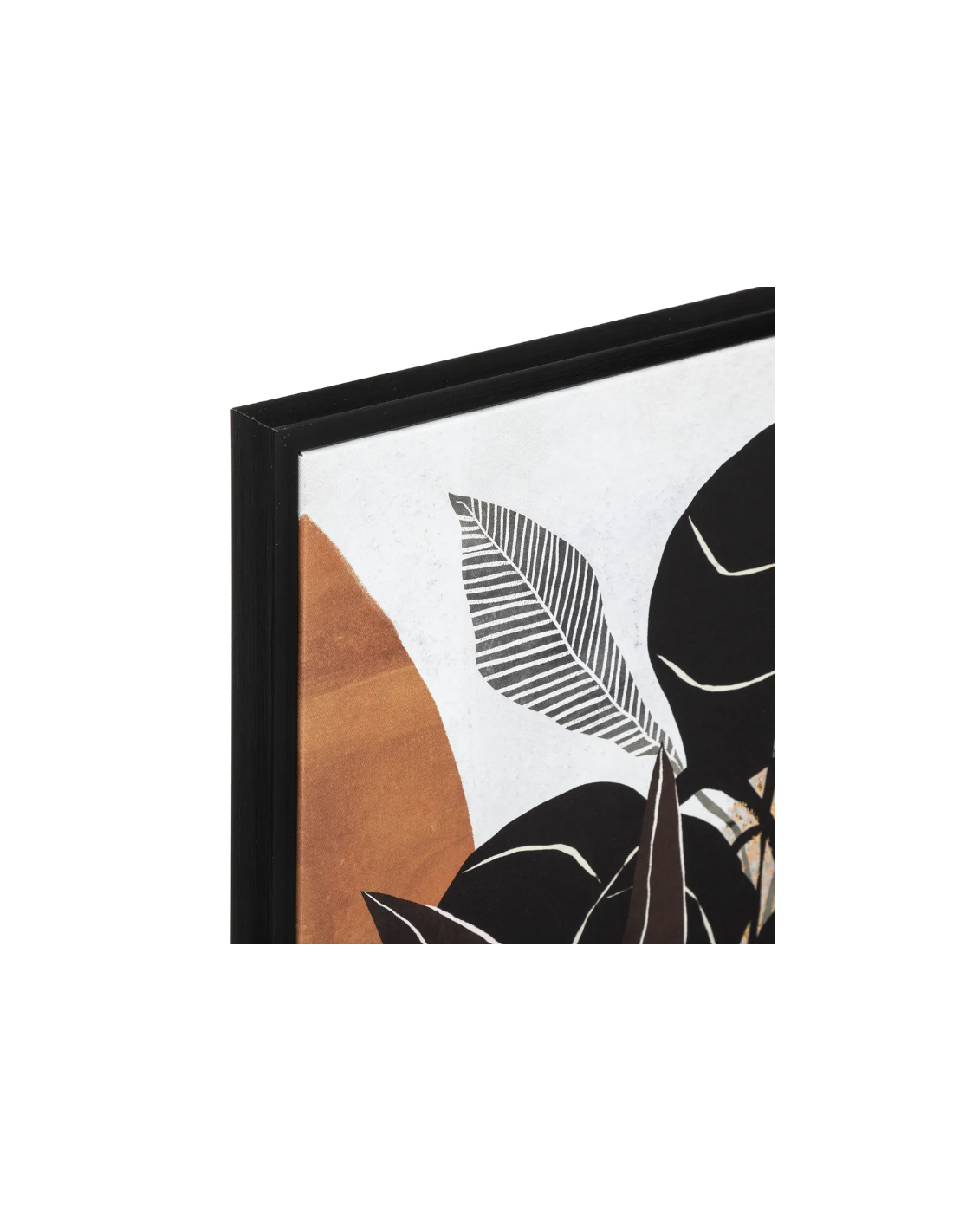 Atmosphera Tela con Cornice Plante in Legno 58x78 cm