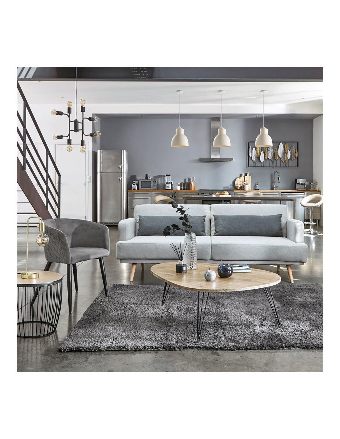 LAMPADA 148168A KELI 45CM ORO su TreG Ingrosso