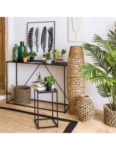 Atmosphera Lampada da Terra Intrecciata 118 cm – Naturale 2