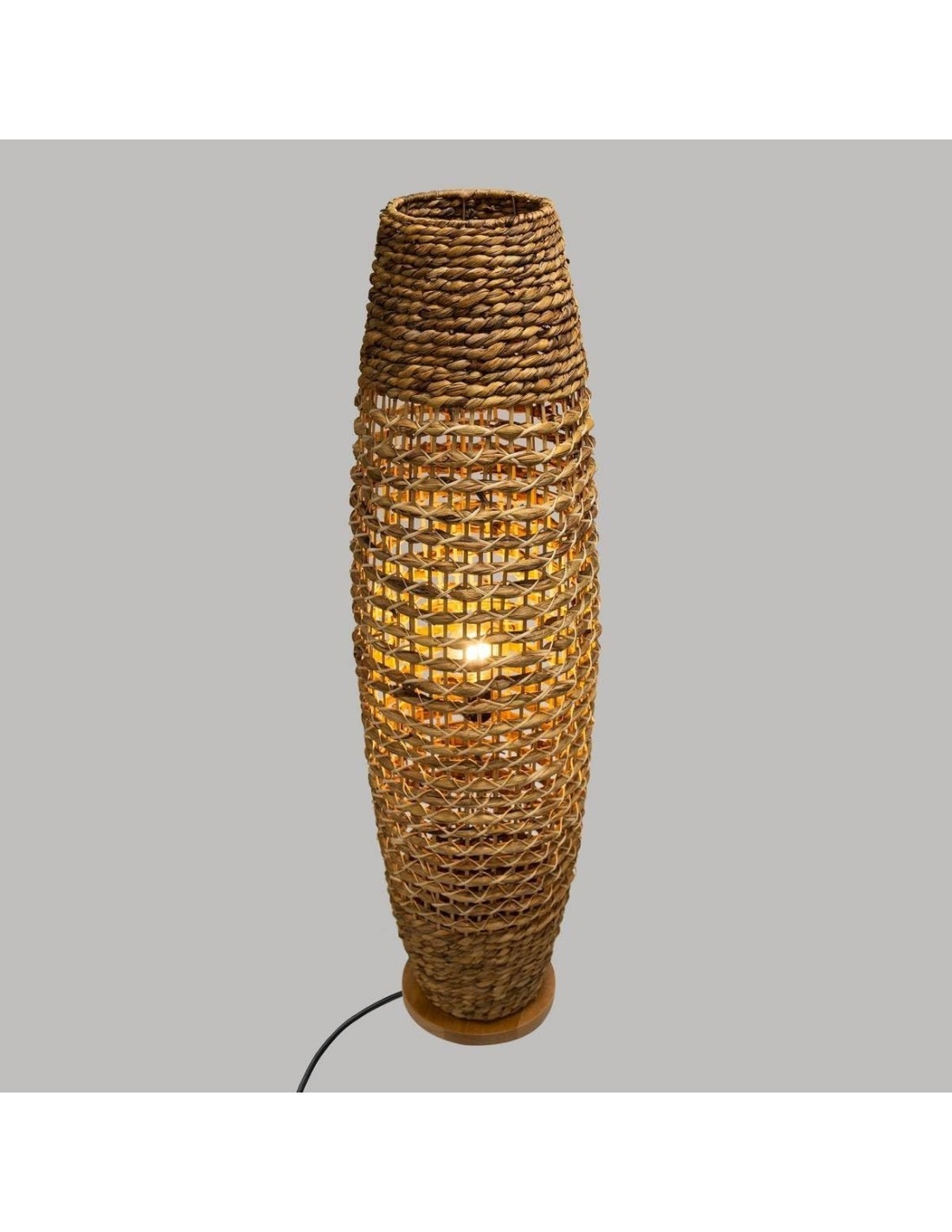 Atmosphera Lampada da Terra Intrecciata 118 cm – Naturale