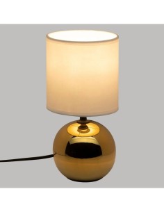 Atmosphera Lampada in Ceramica Timéo Oro H25 cm