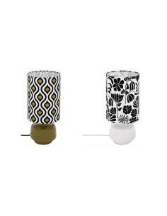 Atmosphera Lampada da Tavolo Elida in Ceramica e Metallo 16x34 cm – Assortiti