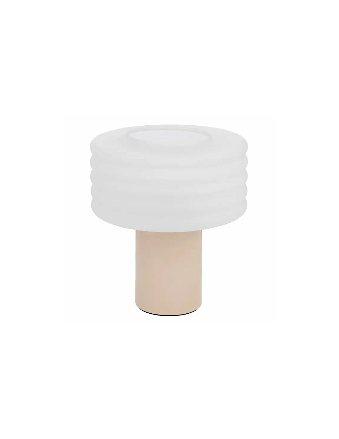 Atmosphera Lampada da Tavolo Asti in Vetro Argilla H36 cm – Classe Energetica A+++