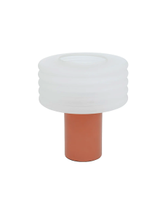 Atmosphera Lampada da Tavolo Asti in Vetro Brown Ecurel H36 cm – Classe Energetica A+++