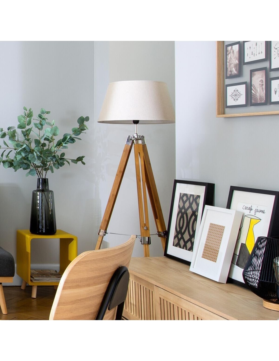 LAMPADA TREPPIEDI 123174C METALLO 65X59X145CM su TreG Ingrosso