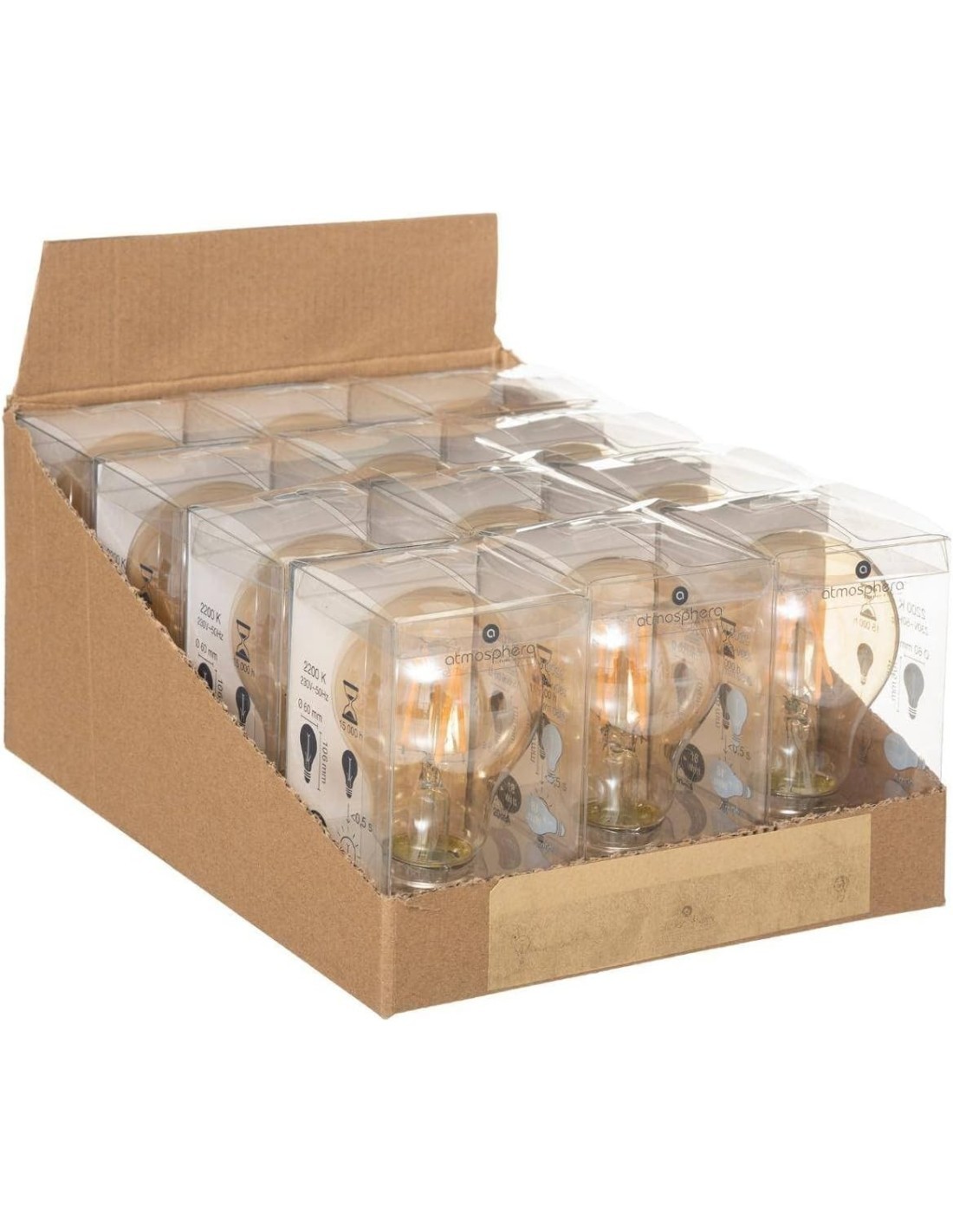 LAMPADINA LED AMBRA A60 2W su TreG Ingrosso