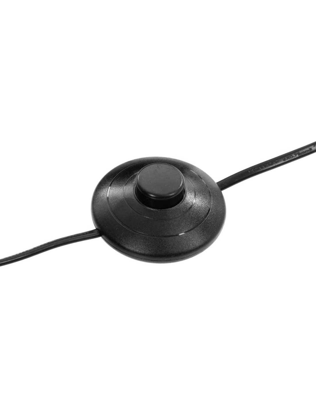 Atmosphera Lampada da Terra in Metallo Nero con Paralume Dorato-Ramato H175 cm – Classe Energetica A