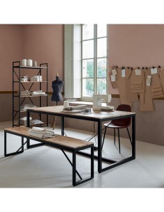 SEDIA 157054A VLADI MARRONE su TreG Ingrosso