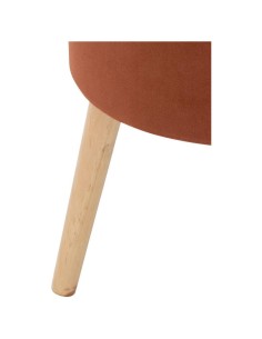 Atmosphera Sgabello Cassapanca "Tess" in Velluto Ambra 2