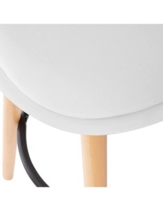 SGABELLO BAR MAXON 93CM BIANCO su TreG Ingrosso