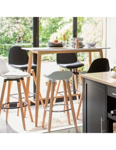 SGABELLO BAR MAXON 93CM BIANCO su TreG Ingrosso