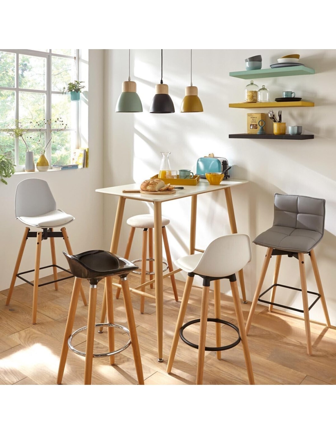 SGABELLO BAR MAXON 93CM VERDE su TreG Ingrosso