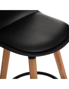 SGABELLO BAR MAXON 93CM NERO su TreG Ingrosso