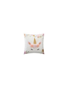 CUSCINO UNICORNO 40X40CM CON POMPOM su TreG Ingrosso