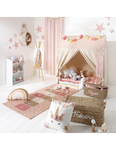 CUSCINO UNICORNO 40X40CM CON POMPOM su TreG Ingrosso