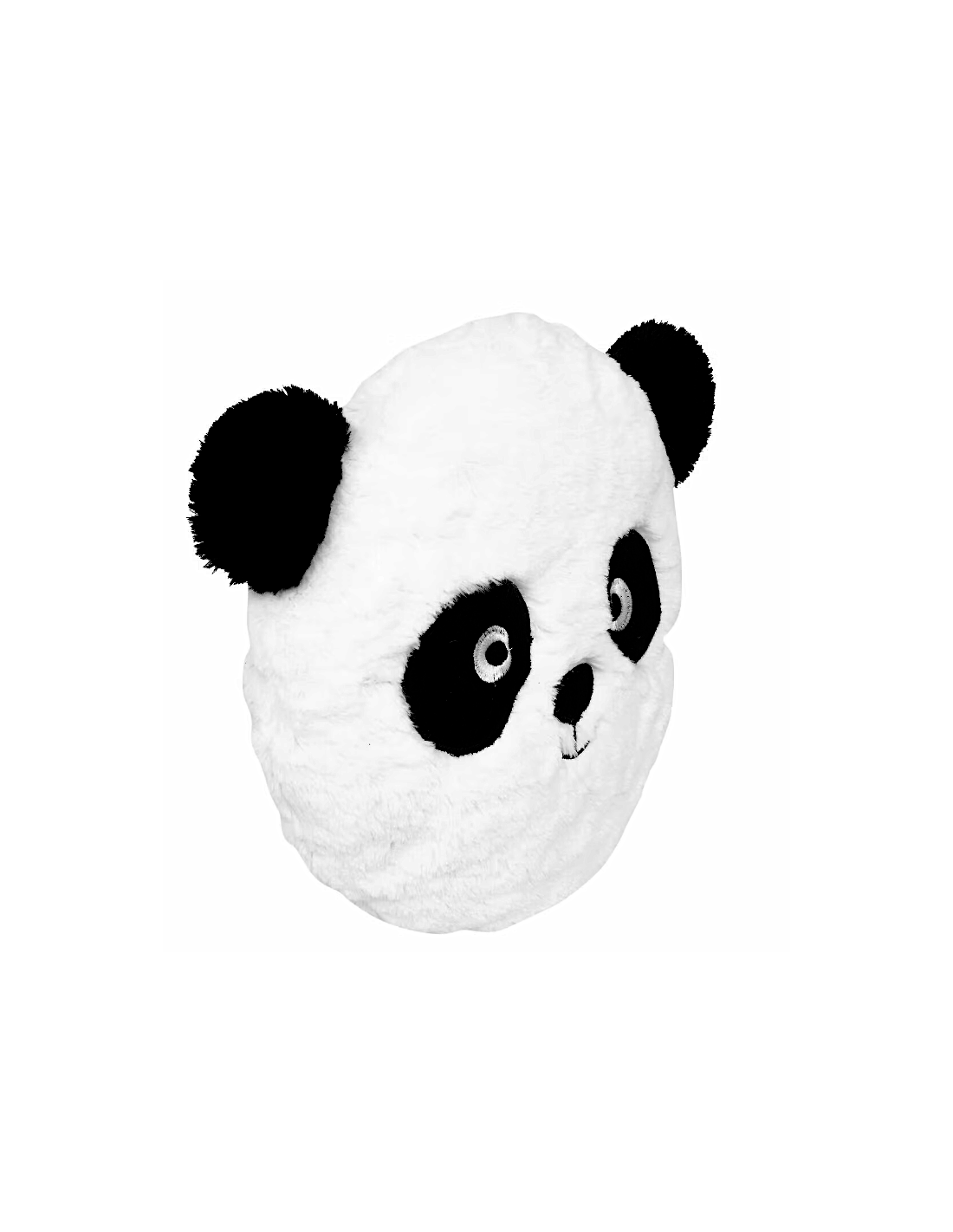 Atmosphera Cuscino Panda Nao Bianco e Nero Ø27 cm