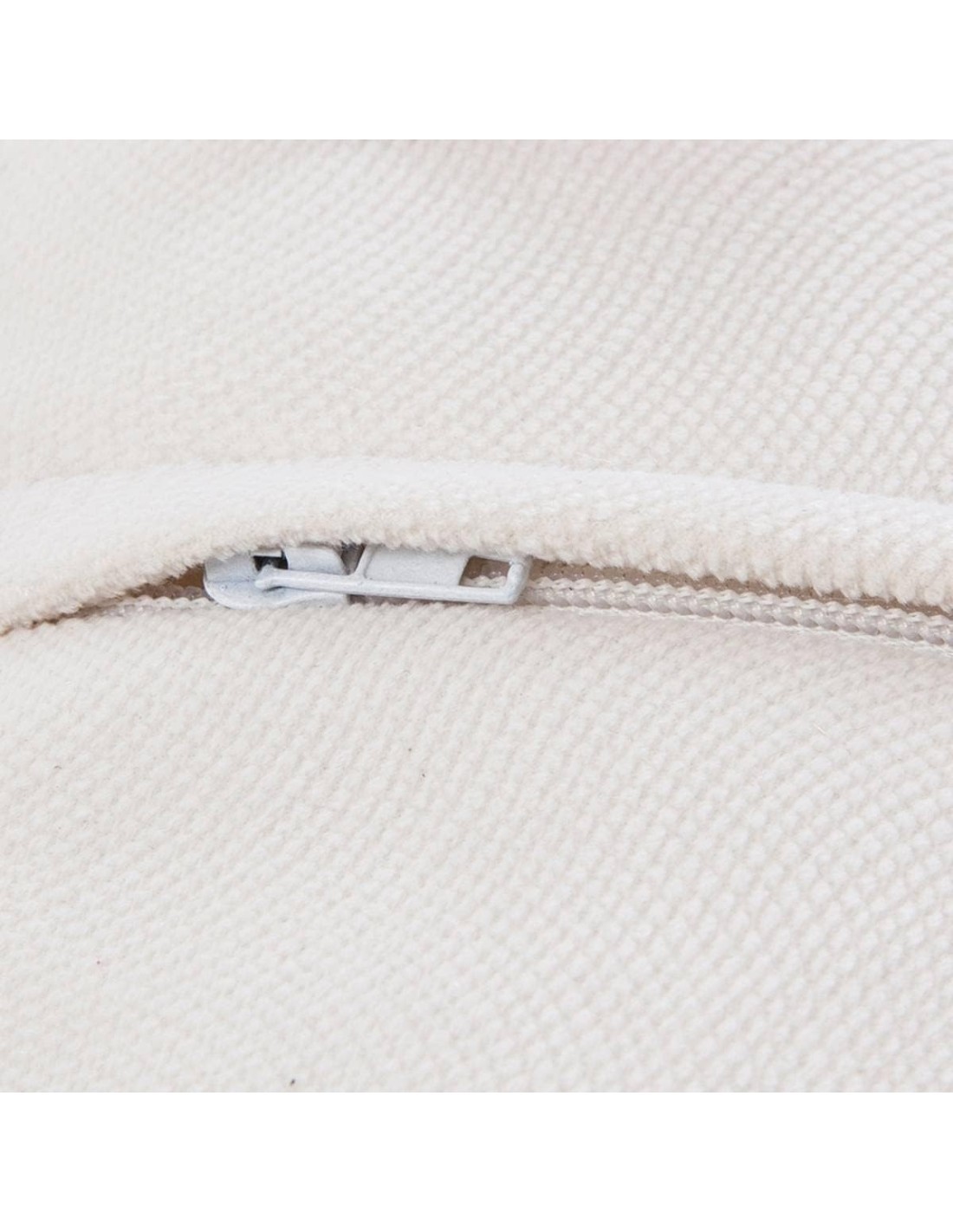 Atmosphera Cuscino Lilou in Cotone Bianco Avorio 55x55 cm