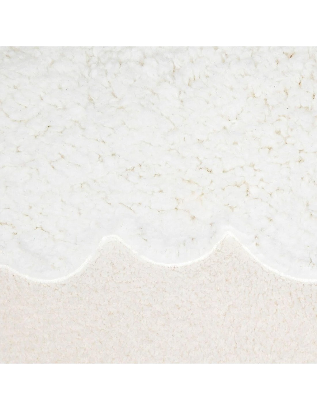 Atmosphera Cuscino Lael in Pelle di Pecora Beige per Bambini 39x39 cm