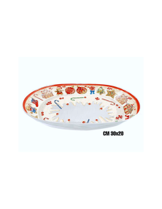 MARZAPANE VASSOIO OVALE FONDO 30X20CM