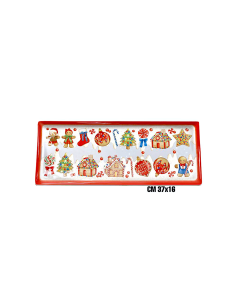 MARZAPANE VASSOIO RETTANGOLARE 37X16CM