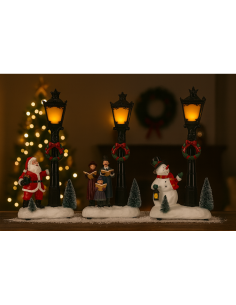 Scenario di Natale lampione con led assortito, decorazione luminosa,  la magia di Natale per la tua casa 2