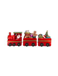 Trenino di Natale con led 61x15x22cm, decorazione luminosa natalizia, la magia di Natale per la tua casa