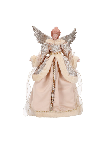 Puntale di Natale angelo oro 35x15x42h, decorazione elegante per albero,  la magia di Natale per la tua casa