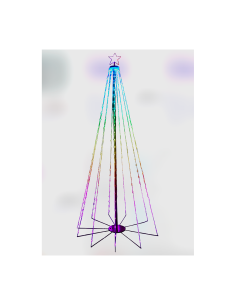 ALBERO LUMINOSO H240CM 286 LED SMART RGB CON TELECOMANDO