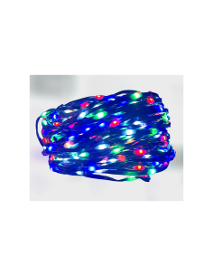 SERIE LUMINOSA 1200 LED SMART RGB CAVO SCURO 48MT CON TELECOMANDO