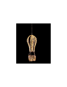 DECORAZIONE 115780 MONGOLFIERA ORO 30X70CM 270 LUCI