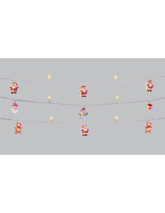 CATENA DECORATA 71582 10LED BIANCO CALDO CAVO 1,5MT