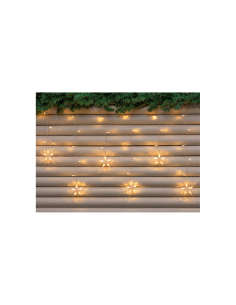 ICE LIGHT 78123 90LED BIANCO CALDO 10 STELLE DA ESTERNO