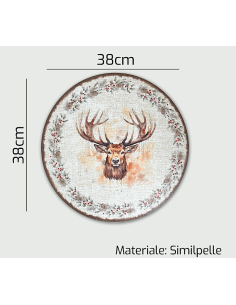 TOVAGLIETTA 956777 DEC.NATALIZIO 38CM SIMILPELLE