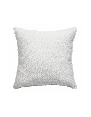 Cuscino bouclé "Saona" Bianco Avorio 45x45 cm Atmosphera