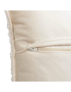 Cuscino bouclé "Saona" Bianco Avorio 45x45 cm Atmosphera