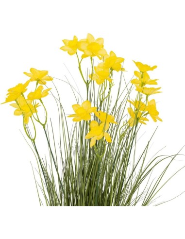 Fascio di fiori artificiali "Ludo" H.80 cm Atmosphera colori assortiti