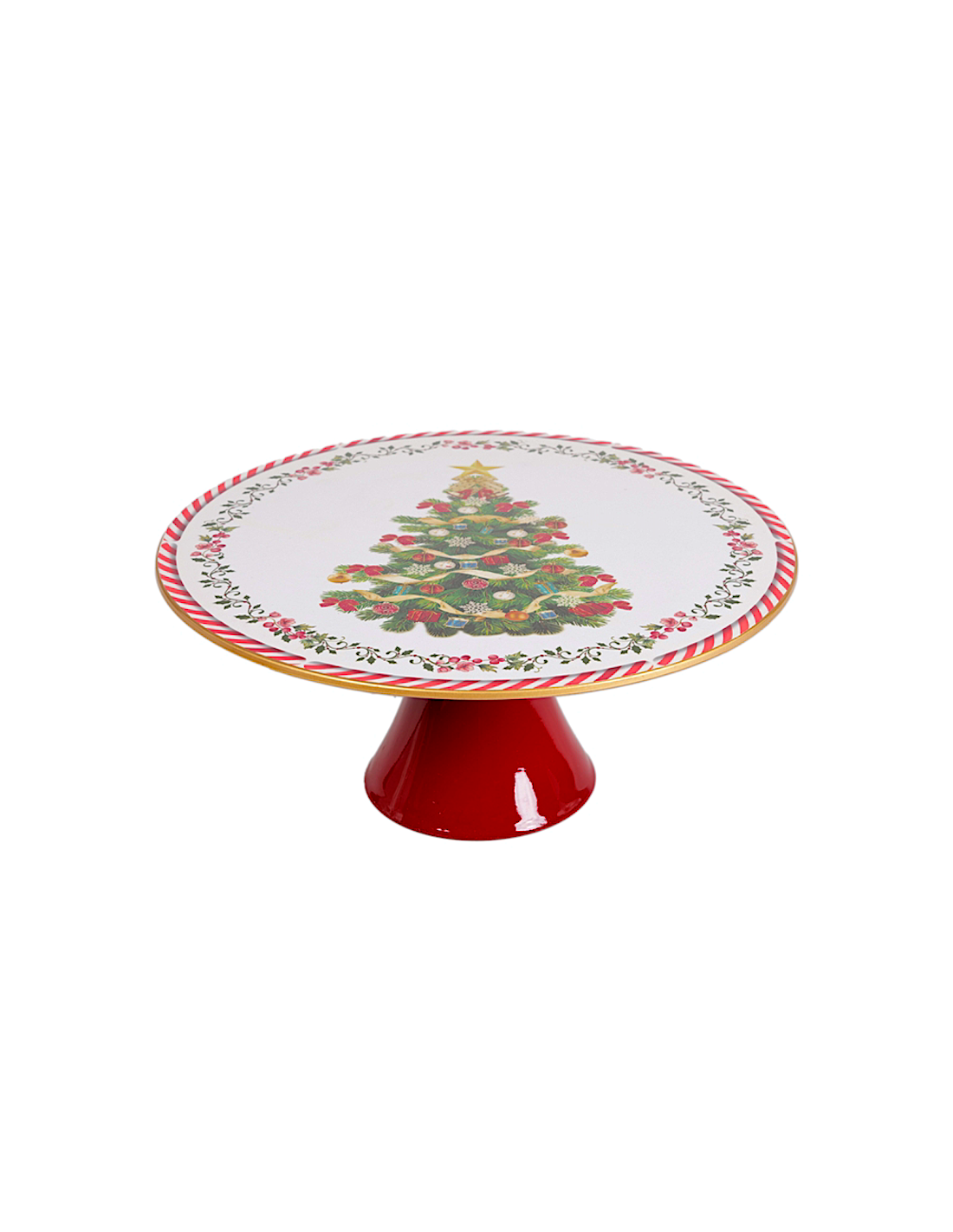 ALZATA ALBERO NATALE 33X14CM PVC