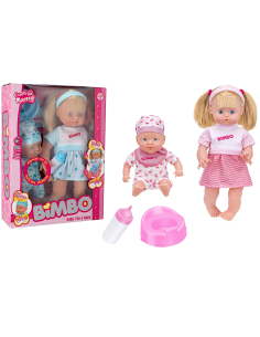 BIMBO 43015 COPPIA BAMBOLE 40/30CM ASSORTITO