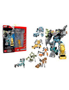 ROBOT 42988 TRASFORMABILE 6IN1 CON ACCESSORI