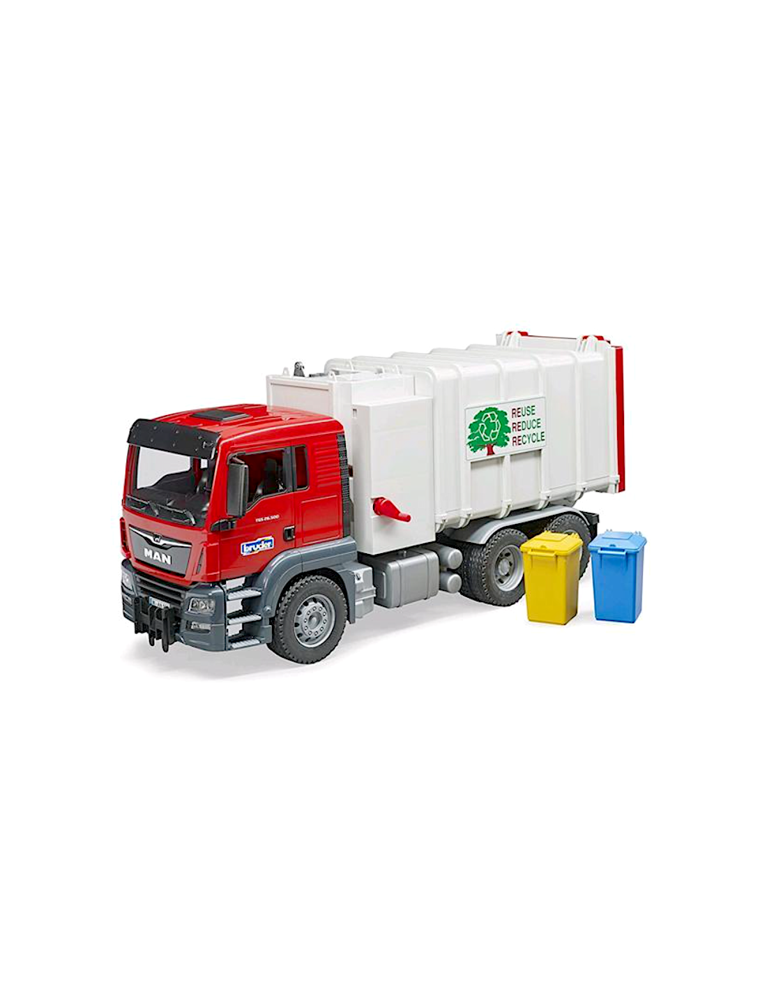 CAMION RIFIUTI 03761 MAN TGS CON 2 BIDONI