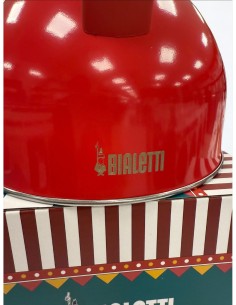 Bollitore rosso Bialetti linea Winter Wonderland