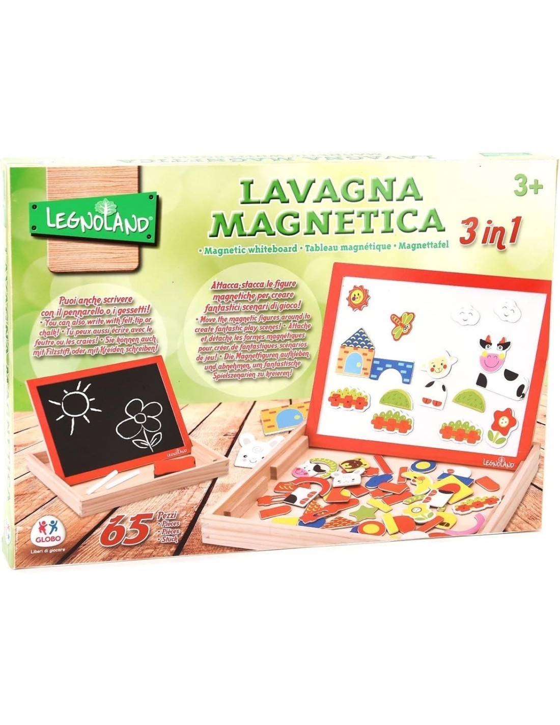 LEGNOLAND 37764 LAVAGNA MANGETICA 3IN1 GLOBO SPA su TreG Ingrosso