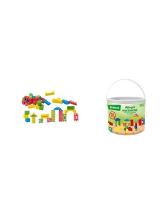 LEGNOLAND 40601 SECCHIELLO COSTRUZIONI 100PZ su TreG Ingrosso