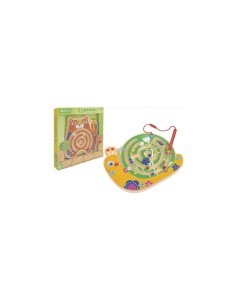 LABIRINTO IN LEGNO, GIOCO MAGNETICO ANIMALI, PENNA E PALLINA INCLUSE, 2 MODELLI, ASSORTITO