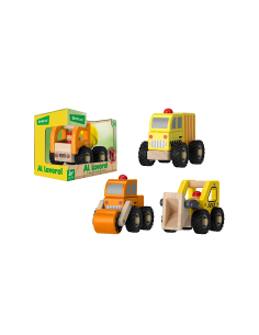 MEZZO LAVORO IN LEGNO, GIOCO EDUCATIVO, ASSORTITO