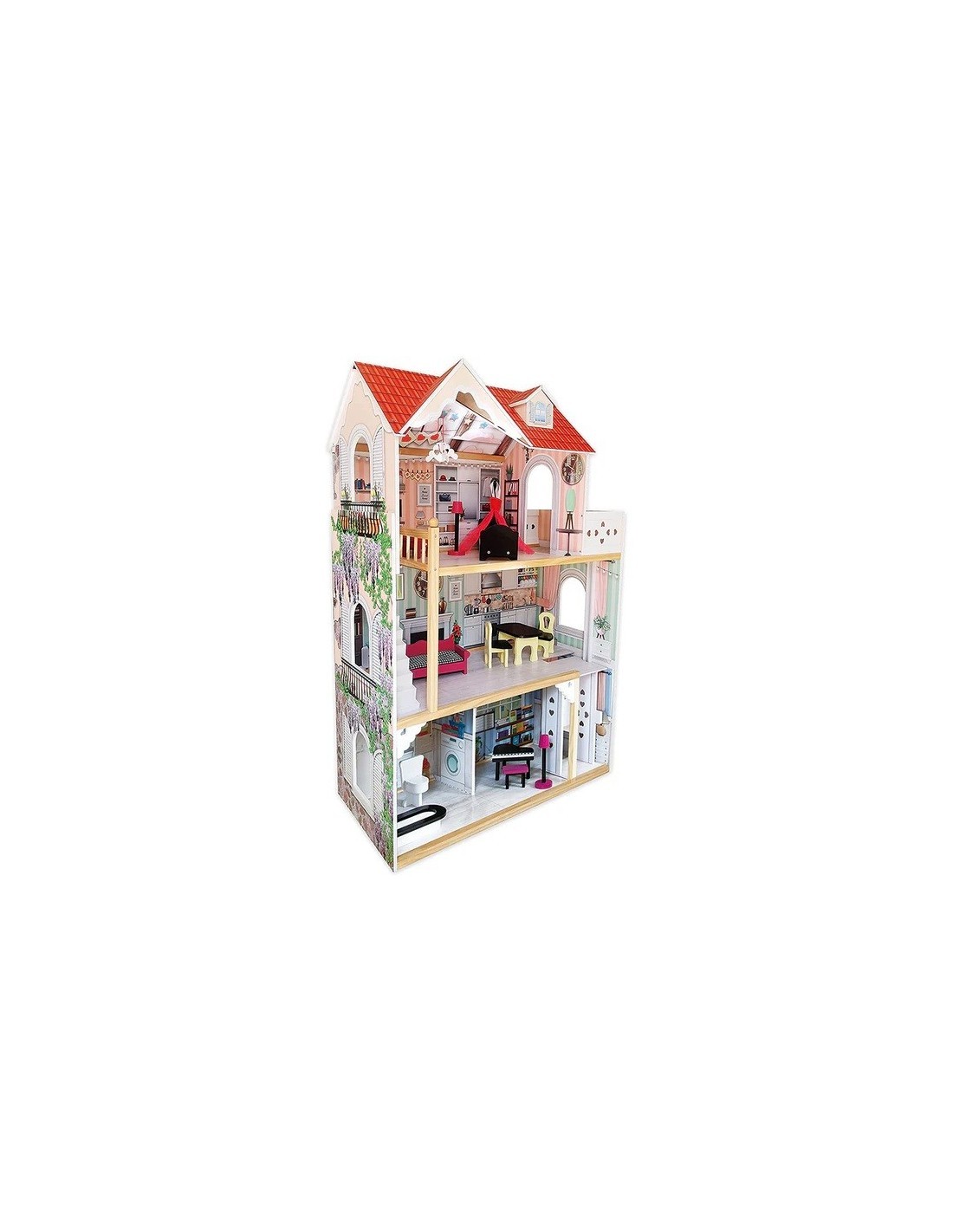 VILLA DEI SOGNI 120CM FATTO DI LEGNO, GIOCO EDUCATIVO