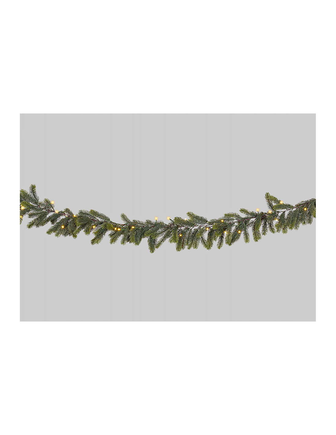 Ramo di Natale Abete Alpino Prelit LFA 270xø35cm, 100 LED Bianco Caldo, 252 Punte PE,  La magia di natale per decorazioni