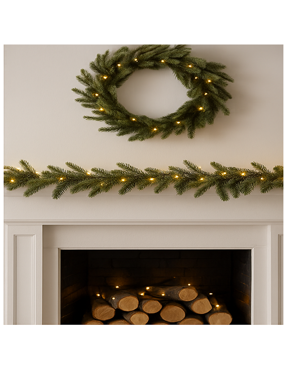 Ramo di Natale Abete Alpino Prelit LFA 270xø35cm, 100 LED Bianco Caldo, 252 Punte PE,  La magia di natale per decorazioni